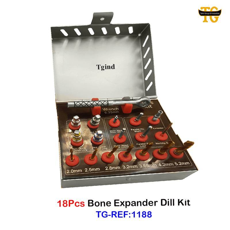 Bone Expander Dill Kit, dental instruments, TGI's own catalog photograph