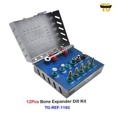 Bone Expander Dill Kit, dental instruments, TGI's own catalog photograph