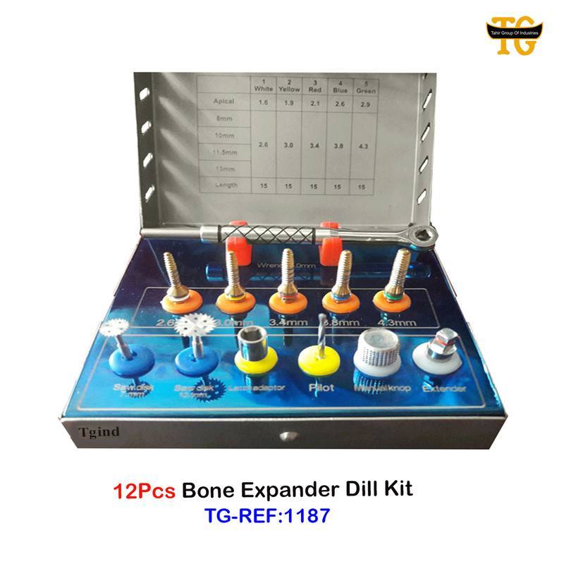 Bone Expander Dill Kit, dental instruments, TGI's own catalog photograph