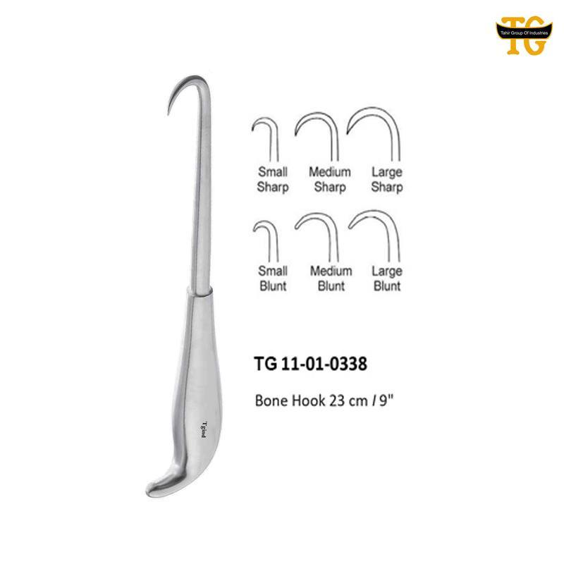 Bone Hook, orthopedic instruments, TGI's own catalog photograph