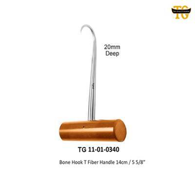 Bone Hook Fiber Handle, orthopedic instruments, TGI's own catalog photograph