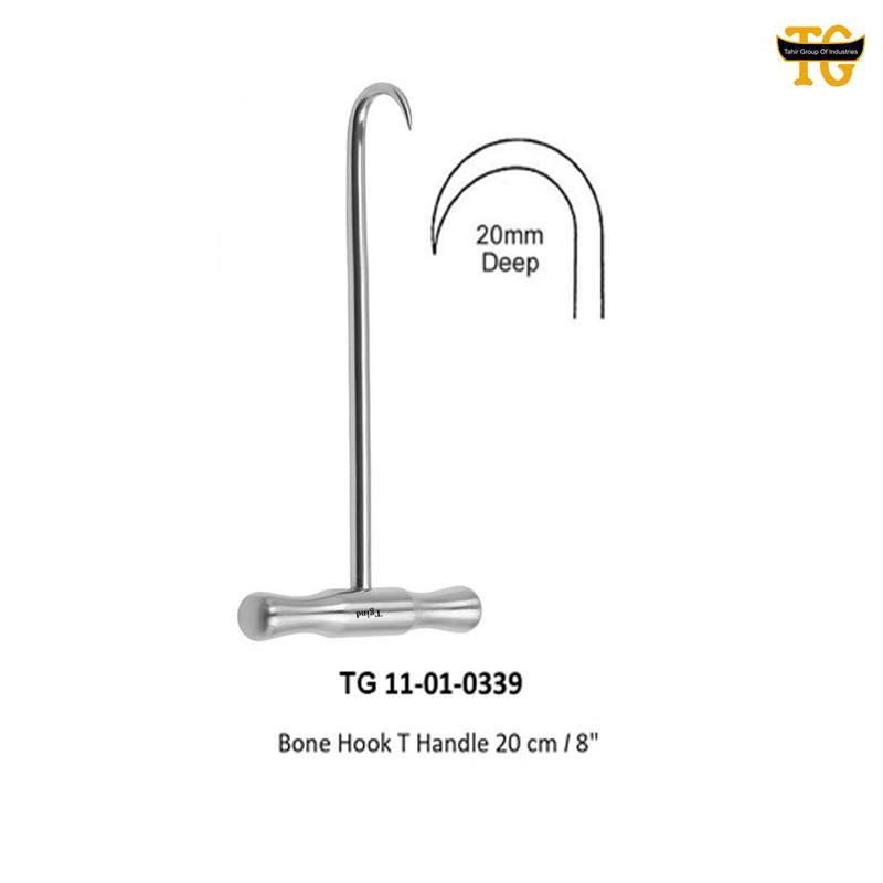 Bone Hook T Handle, orthopedic instruments, TGI's own catalog photograph