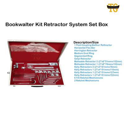 Bookwalter Retractor, surgical instruments, TGI's own catalog photograph