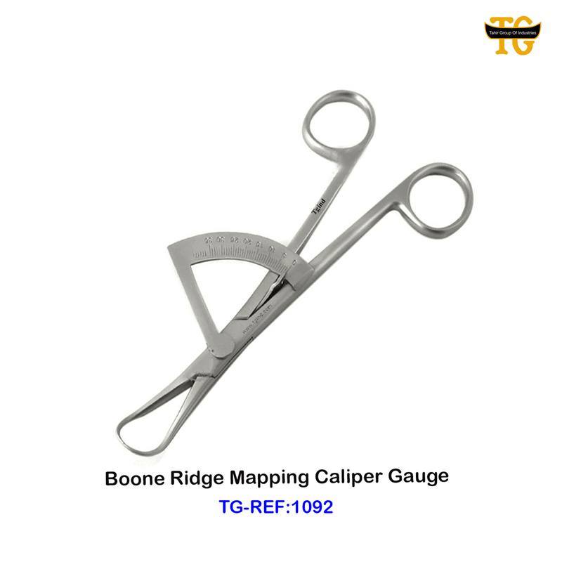 Boone Ridge Gauge, dental instruments, TGI's own catalog photograph
