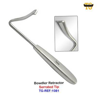 Bowdler Retractor, dental instruments, TGI's own catalog photograph