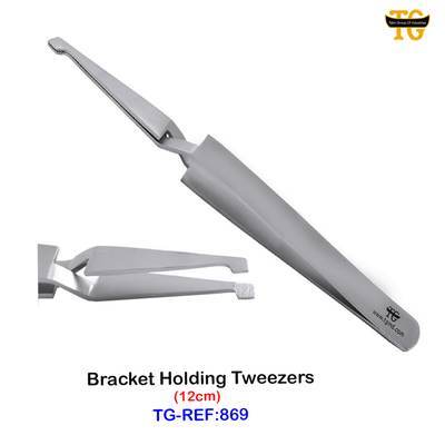 Bracket Holding Tweezer, dental instruments, TGI's own catalog photograph