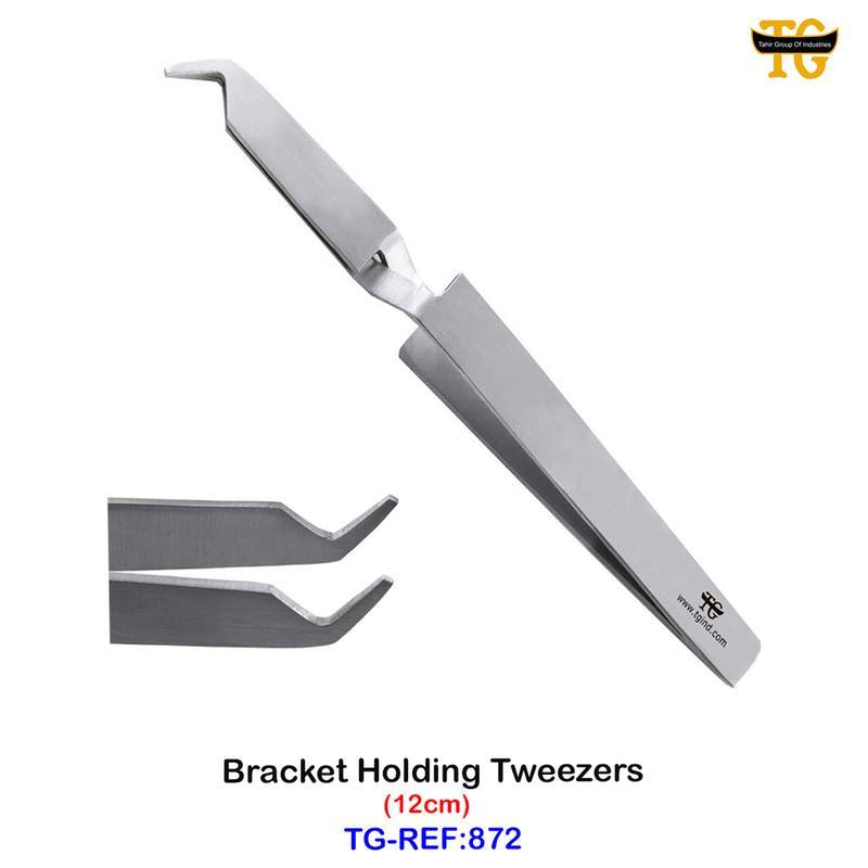 Bracket Holding Tweezer, dental instruments, TGI's own catalog photograph