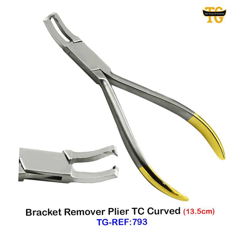 Bracket Remover Plier TC Curved, dental instruments, TGI's own catalog photograph