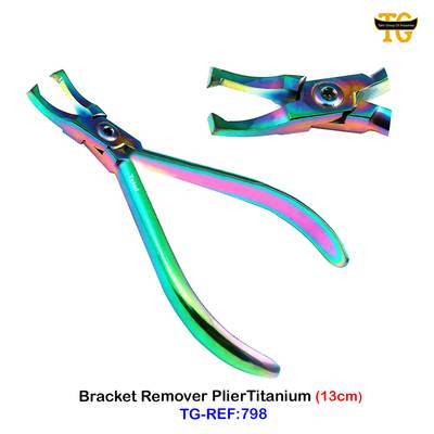Bracket Remover PlierTitanium, dental instruments, TGI's own catalog photograph
