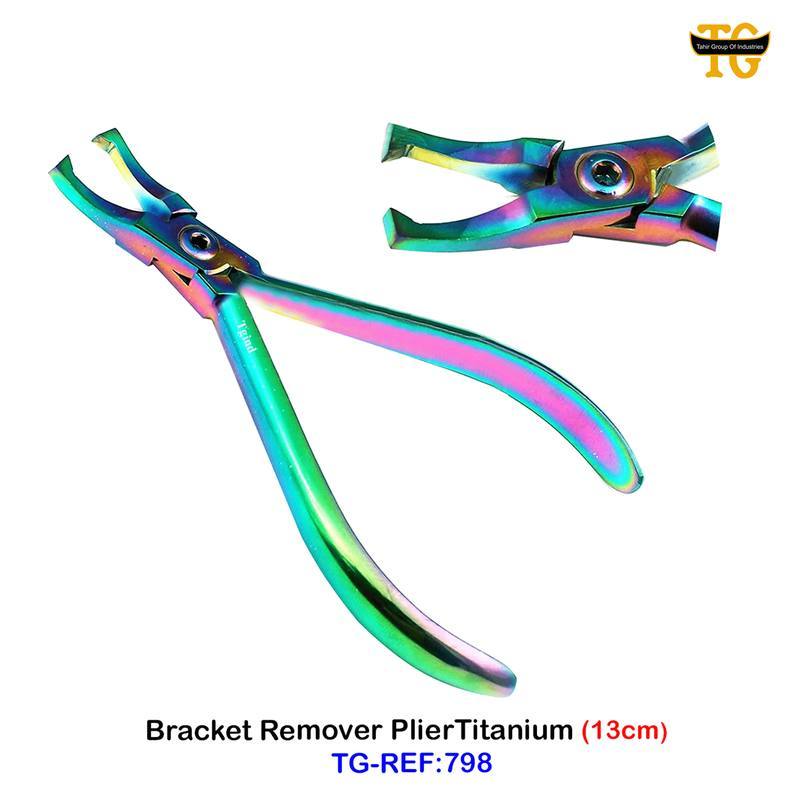 Bracket Remover PlierTitanium, dental instruments, TGI's own catalog photograph