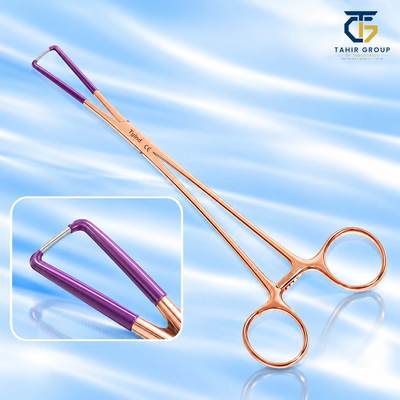 Braun Litetouch Tenaculum, gynecology instruments, TGI's own catalog photograph