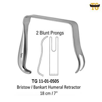Bristow Humeral Retractor, orthopedic instruments, TGI's own catalog photograph