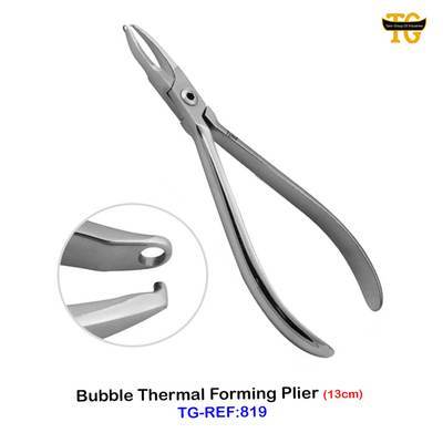 Bubble Thermal Forming Plier, dental instruments, TGI's own catalog photograph