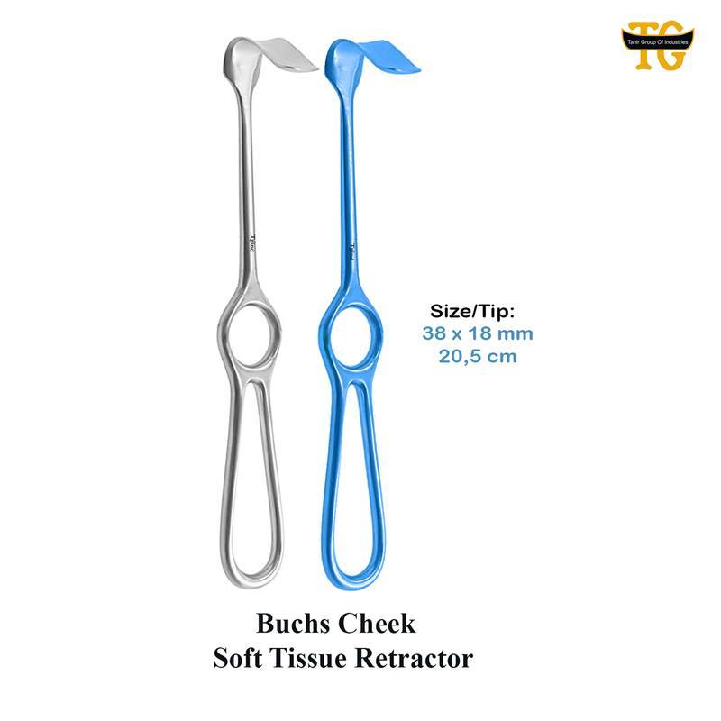 Buchs Cheek Retractor, surgical instruments, TGI's own catalog photograph