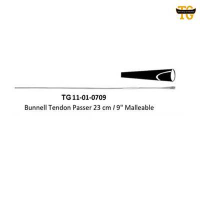 Bunnell Tendon Passer, orthopedic instruments, TGI's own catalog photograph