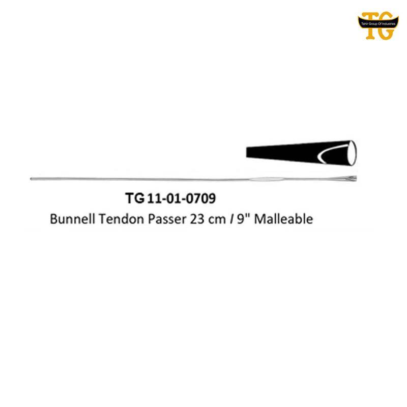 Bunnell Tendon Passer, orthopedic instruments, TGI's own catalog photograph
