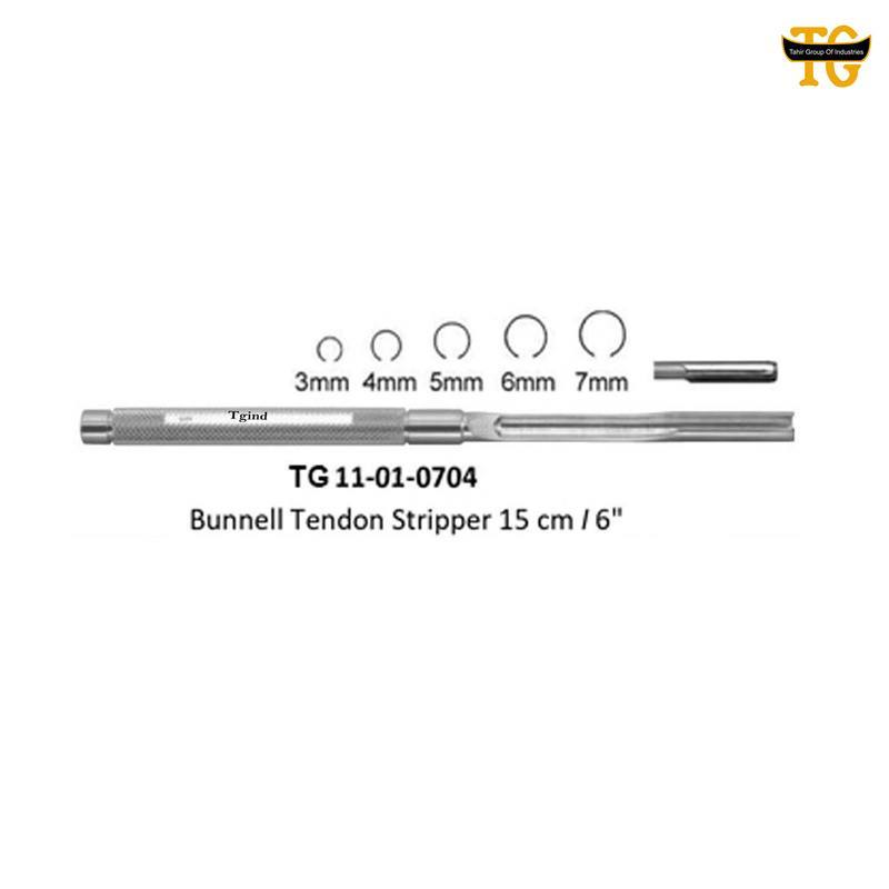 Bunnell Tendon Stripper, orthopedic instruments, TGI's own catalog photograph