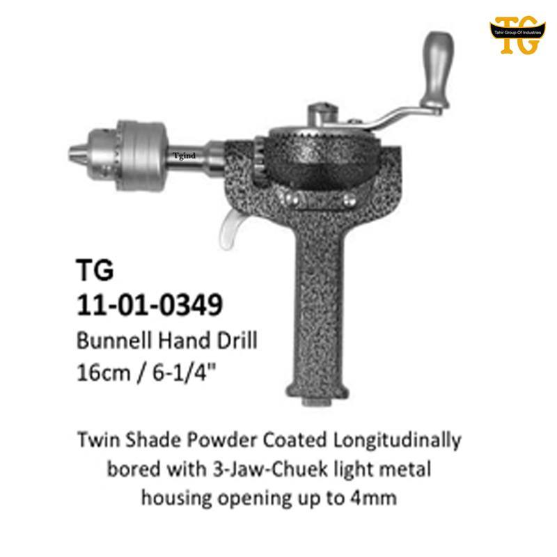 Bunnell Hand Drill, orthopedic instruments, TGI's own catalog photograph