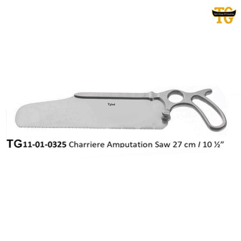 Charriere Amputation Saw, orthopedic instruments, TGI's own catalog photograph