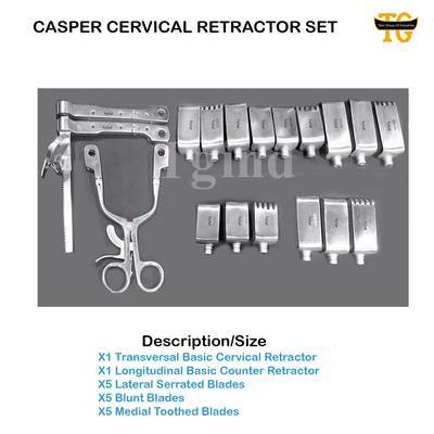 Caspar Retractor, surgical instruments, TGI's own catalog photograph