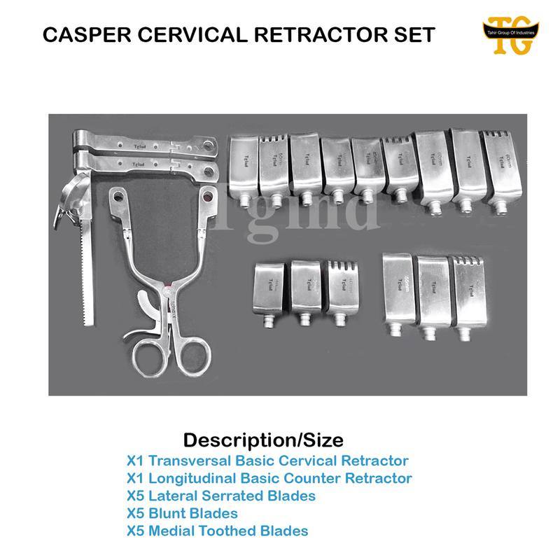 Caspar Retractor, surgical instruments, TGI's own catalog photograph