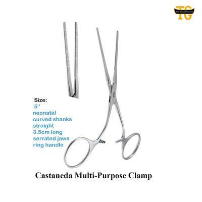 Castaneda Multi-Purpose Clamp, surgical instruments, TGI's own catalog photograph