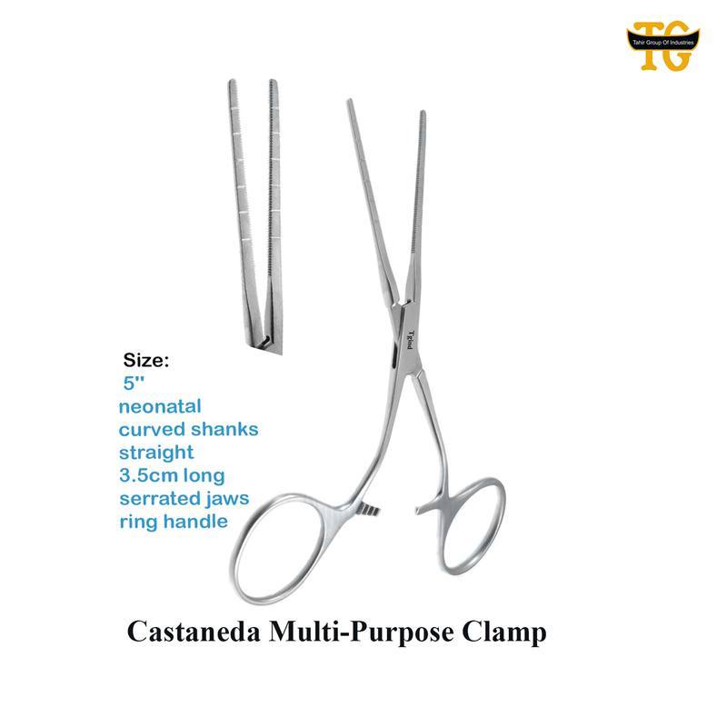 Castaneda Multi-Purpose Clamp, surgical instruments, TGI's own catalog photograph