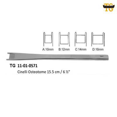 Cinelli Osteotome, orthopedic instruments, TGI's own catalog photograph
