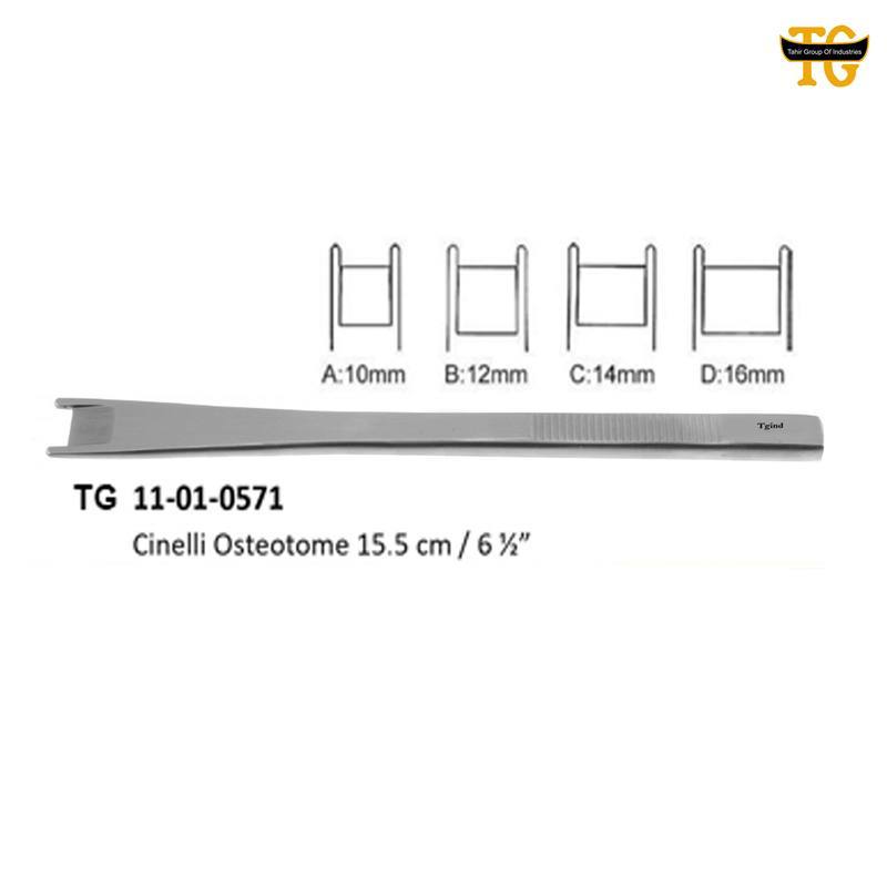 Cinelli Osteotome, orthopedic instruments, TGI's own catalog photograph