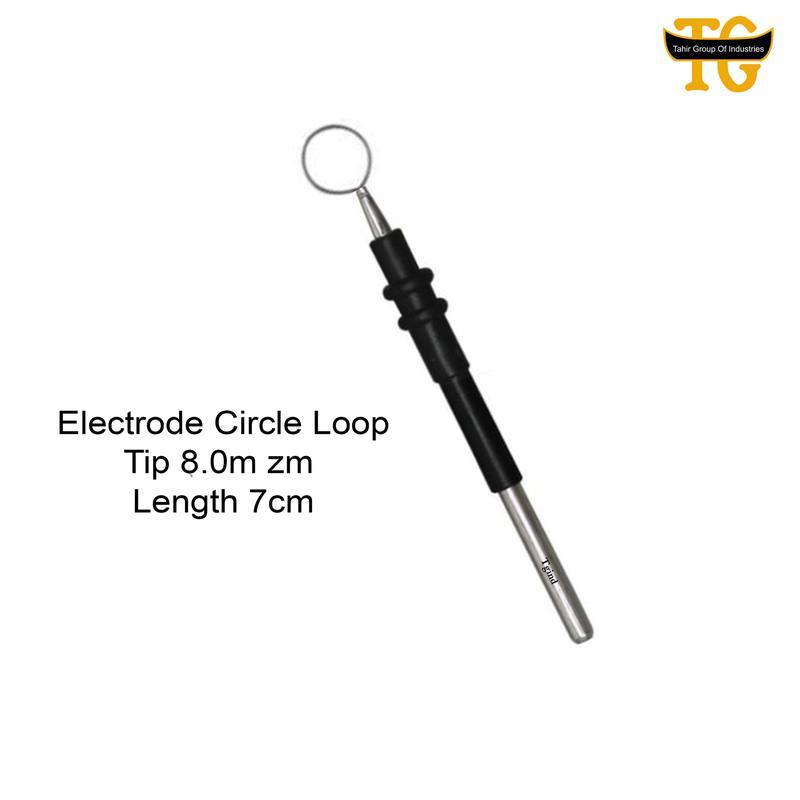 Circle Loop Electrode Reusable, electrosurgical instruments, TGI's own catalog photograph