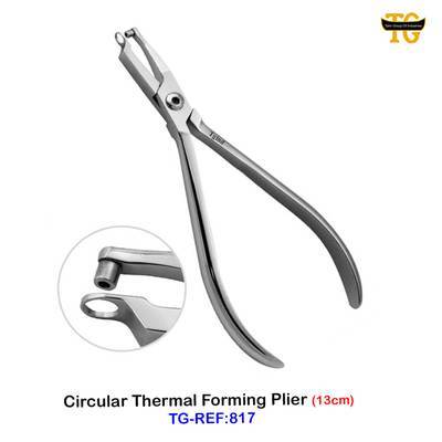 Circular Forming Plier, dental instruments, TGI's own catalog photograph