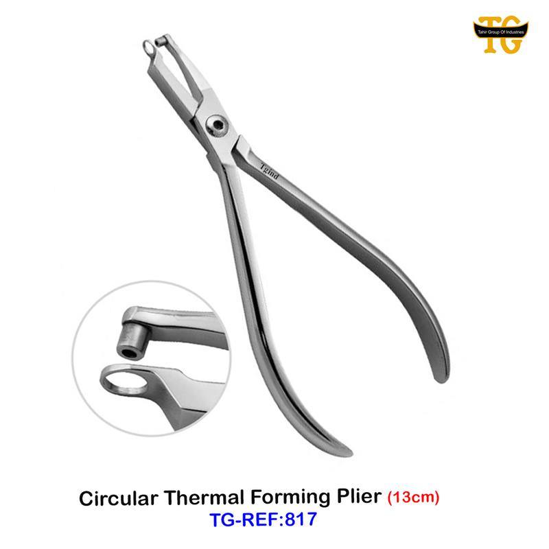 Circular Forming Plier, dental instruments, TGI's own catalog photograph