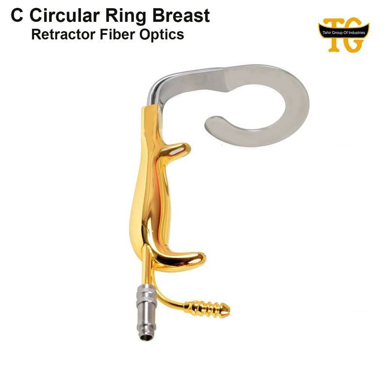 Circular Ring Breast Retractor, surgical instruments, TGI's own catalog photograph