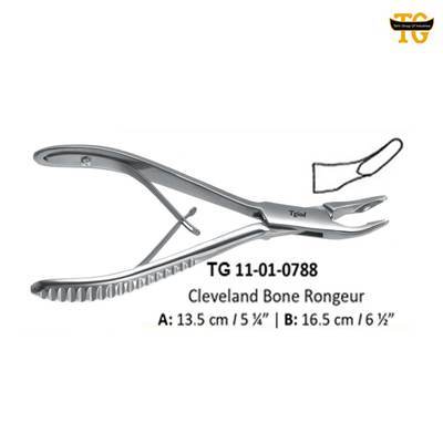 Cleveland Bone Rongeur, orthopedic instruments, TGI's own catalog photograph
