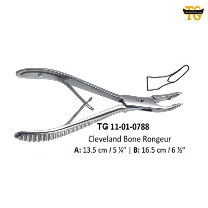 Cleveland Bone Rongeur, orthopedic instruments, TGI's own catalog photograph