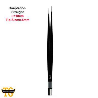 Coaptation Forceps, electrosurgical instruments, TGI's own catalog photograph