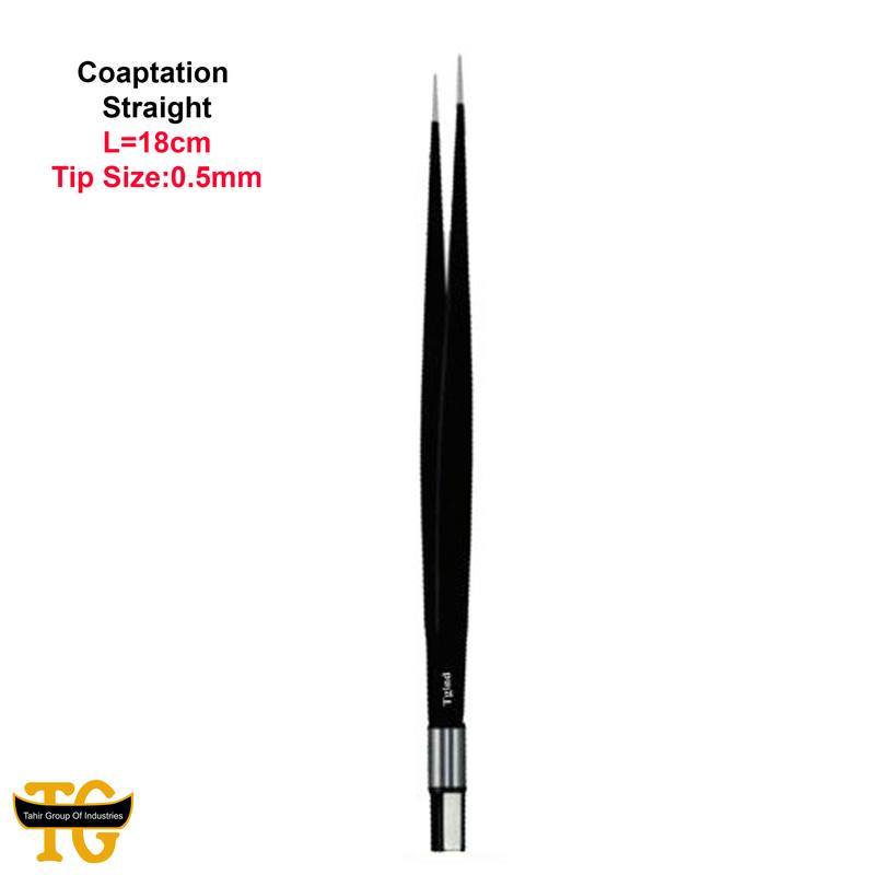 Coaptation Forceps, electrosurgical instruments, TGI's own catalog photograph
