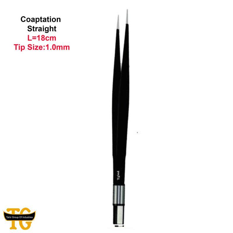 Coaptation Forceps, electrosurgical instruments, TGI's own catalog photograph