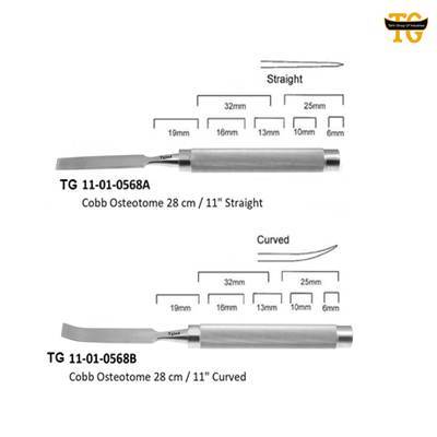 Cobb Osteotome, orthopedic instruments, TGI's own catalog photograph