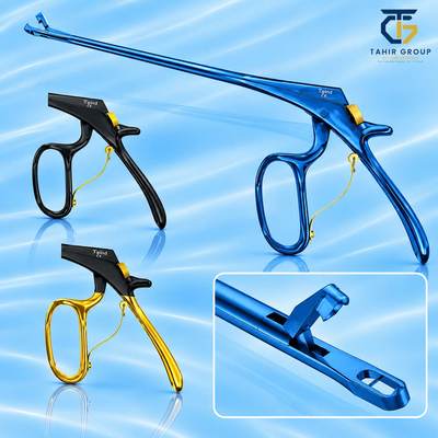 Cobalt Tischler Biopsy Forceps, gynecology instruments, TGI's own catalog photograph