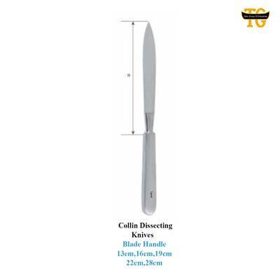 Collin Dissecting Knives, surgical instruments, TGI's own catalog photograph