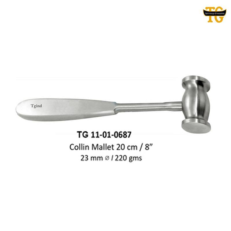 Collin Mallet, orthopedic instruments, TGI's own catalog photograph