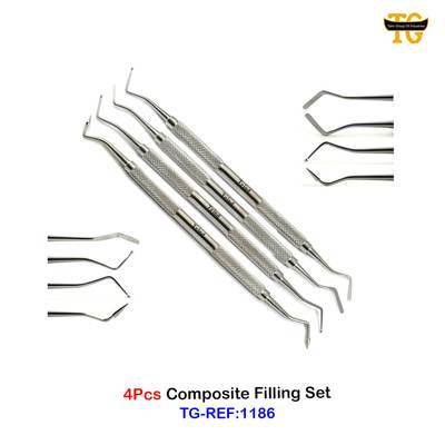 4Pcs Composite Filling Set, dental instruments, TGI's own catalog photograph