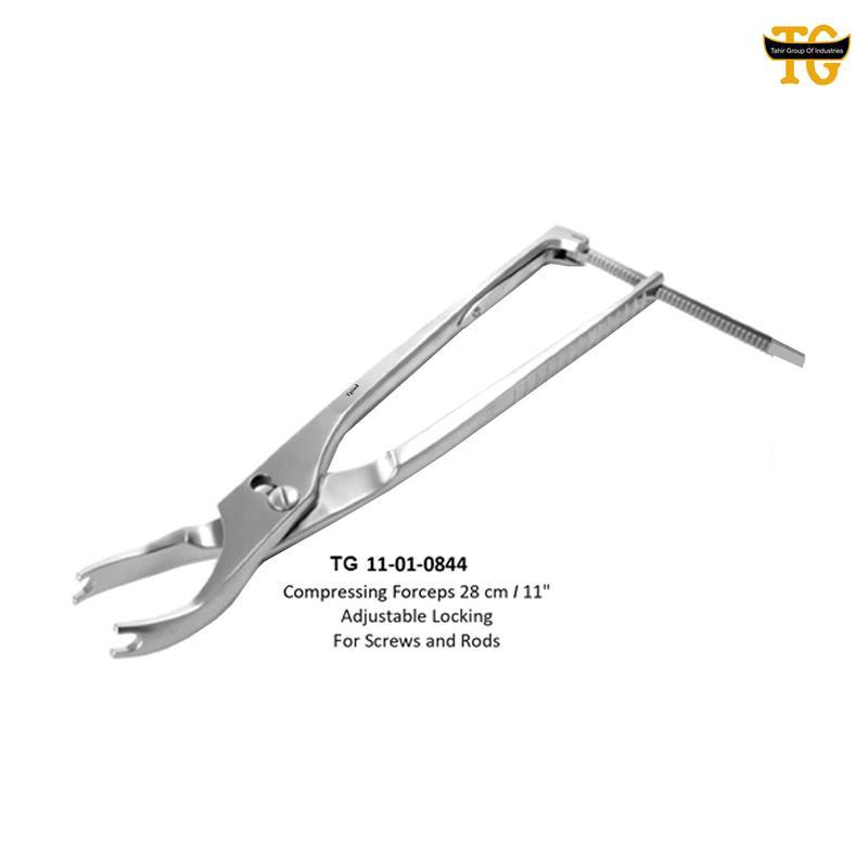 Compressing Forceps, orthopedic instruments, TGI's own catalog photograph