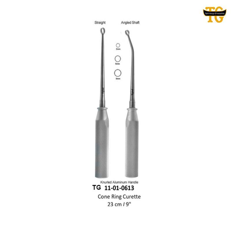 Cone Ring Curette, orthopedic instruments, TGI's own catalog photograph
