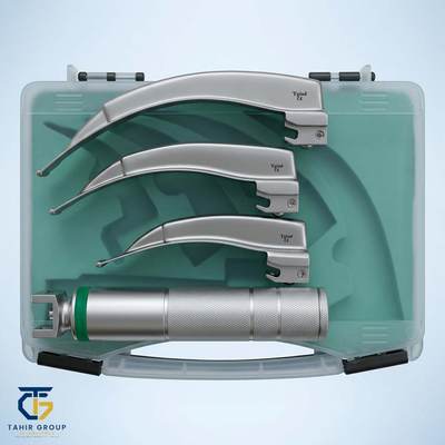 Conventional Laryngoscope Set, diagnostic instruments, TGI's own catalog photograph