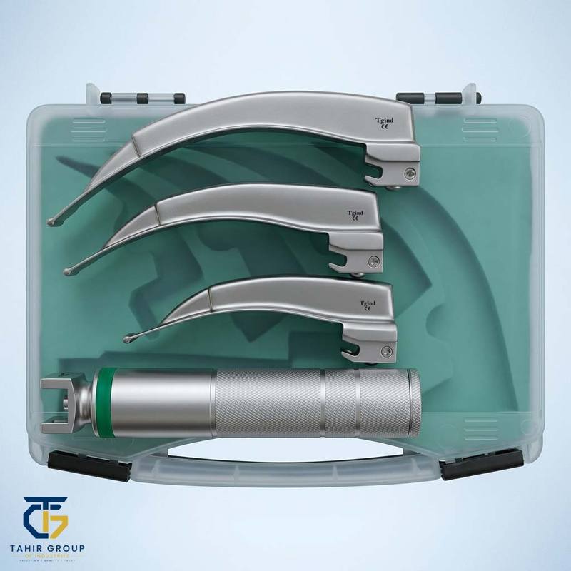 Conventional Laryngoscope Set, diagnostic instruments, TGI's own catalog photograph