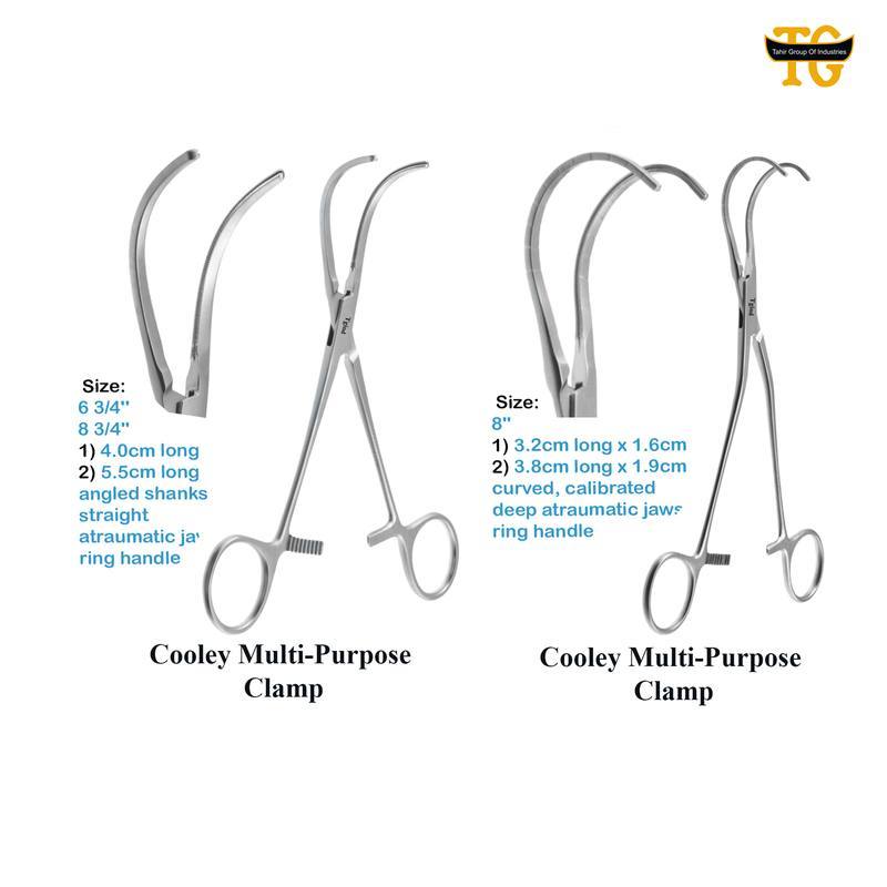 Cooley Multi-Purpose Clamp, surgical instruments, TGI's own catalog photograph