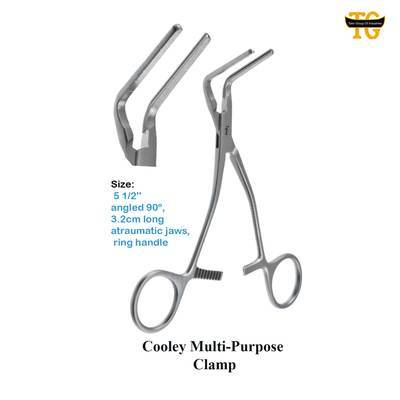 Cooley Multi-Purpose Clamp, surgical instruments, TGI's own catalog photograph