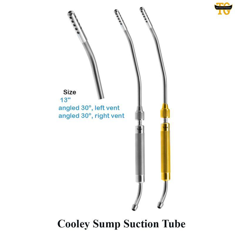 Cooley Sump Suction Tube, surgical instruments, TGI's own catalog photograph
